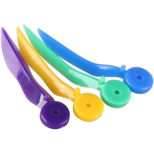 200pcs cuñas desechables con agujeros cuña dental material 4 tamaños