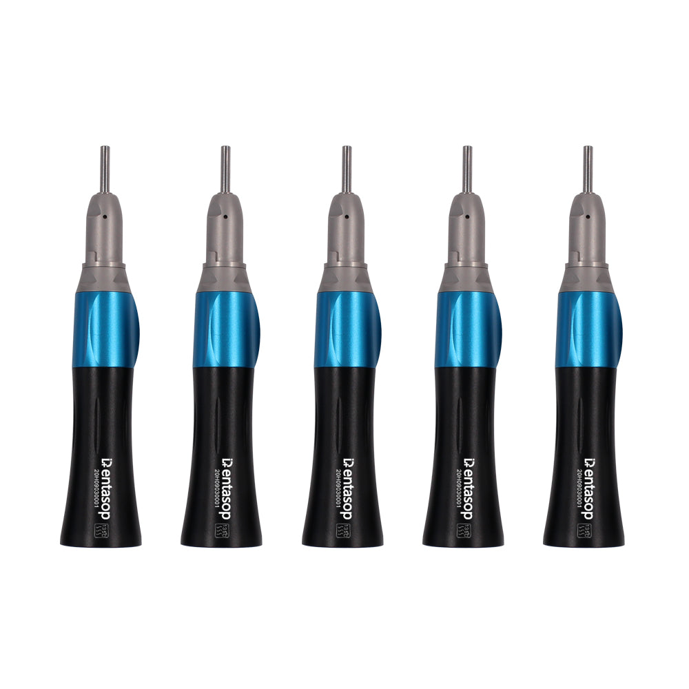Máquina de dientes rectos de baja velocidad y multicolor, apariencia elegante, pulido, interfaz E, 5 piezas/juego