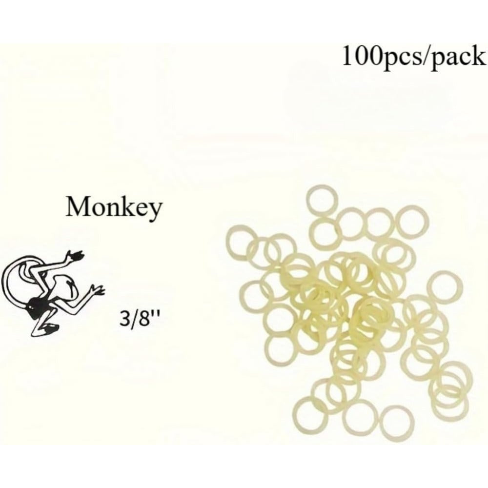 1000pcs Animal Pattern Ortodoncia Varios Tamaños Material Dental (Rabbit 3/16(1000pcs))