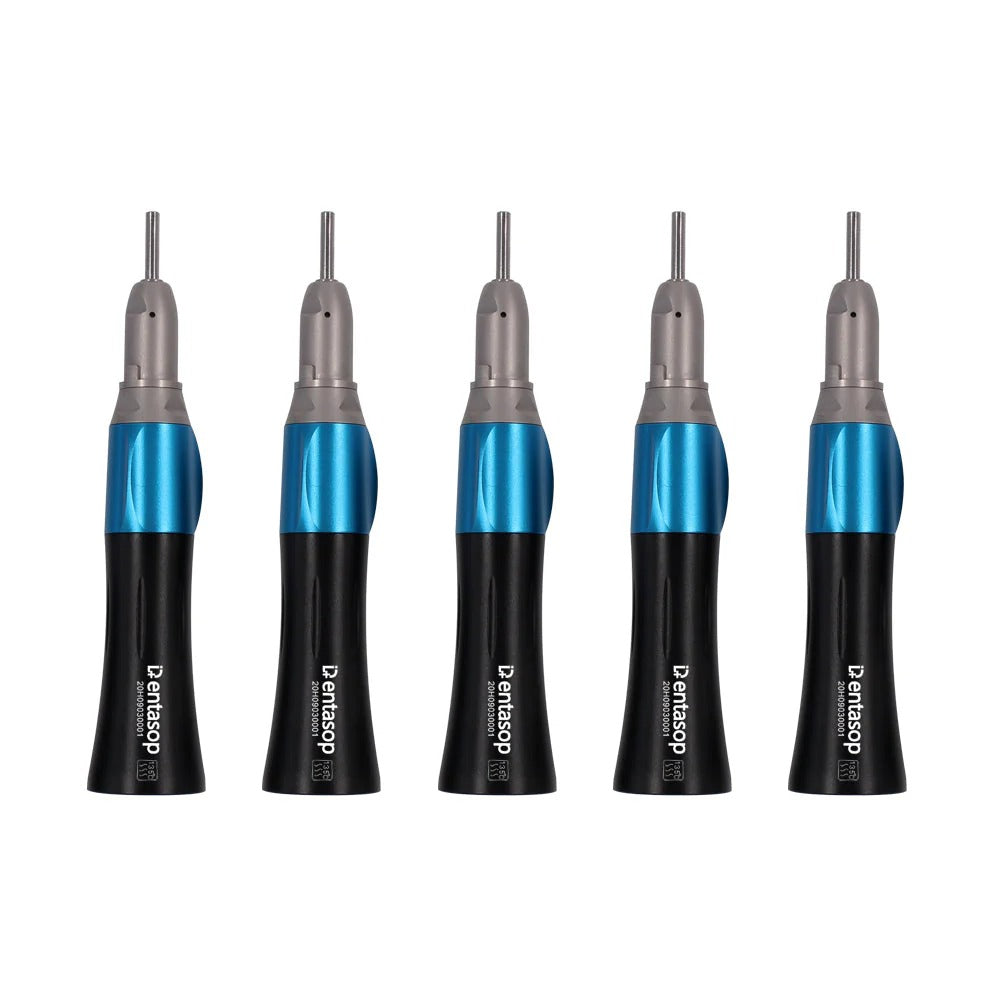 Máquina de dientes rectos de baja velocidad y multicolor, apariencia elegante, pulido, interfaz E, 5 piezas/juego