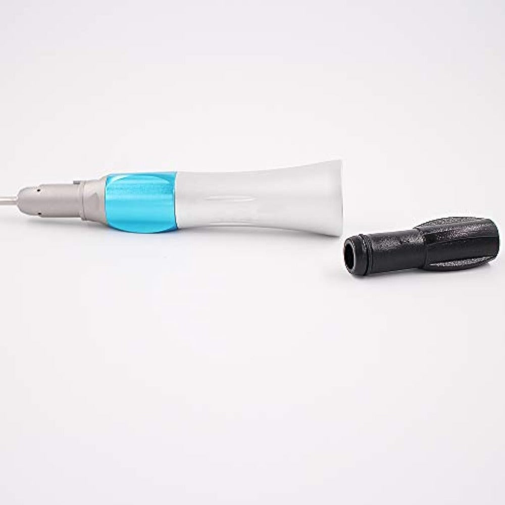 Anillo de prensa azul DENTASOP para enderezar y pulir dientes de baja velocidad con diseño ergonómico antideslizante, interfaz E, 5 piezas