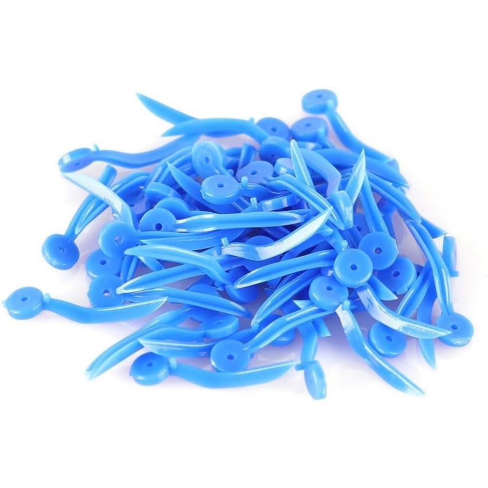 200pcs cuñas desechables con agujeros cuña dental material 4 tamaños