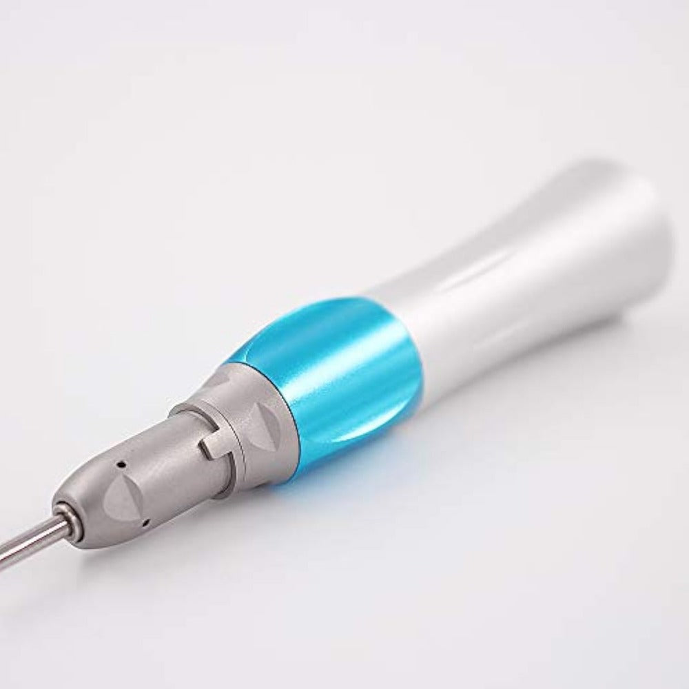Anillo de prensa azul DENTASOP para enderezar y pulir dientes de baja velocidad con diseño ergonómico antideslizante, interfaz E, 5 piezas