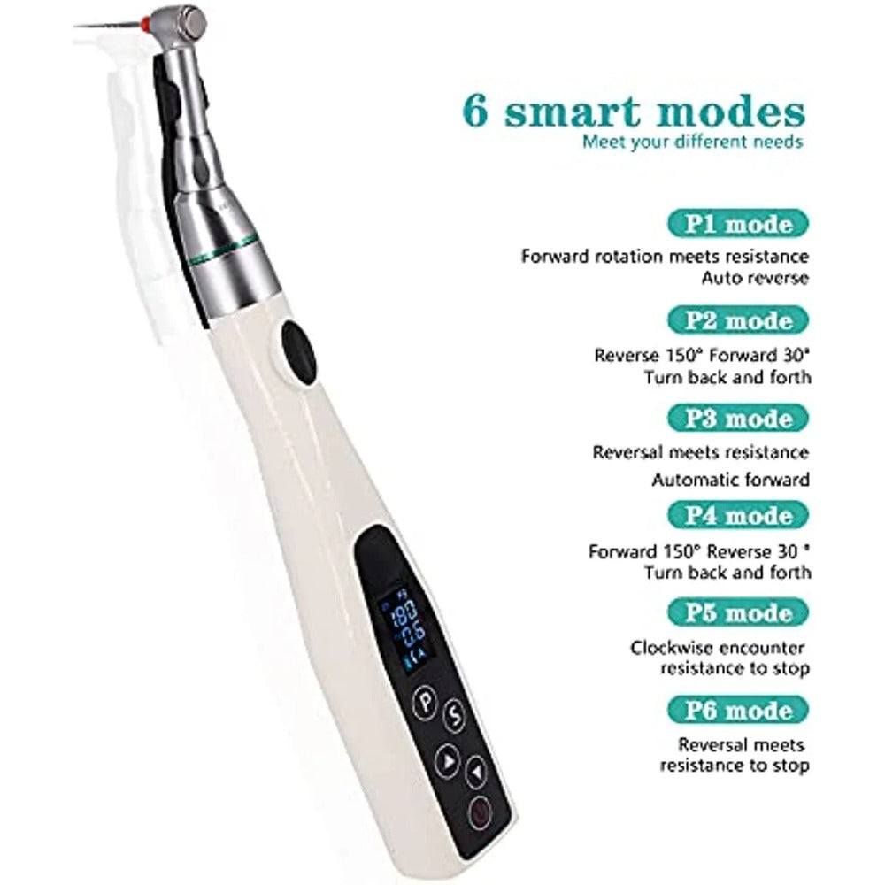 DENTASOP Ultra Root Canal Rotary reamer with LED lighting system, 6 free files