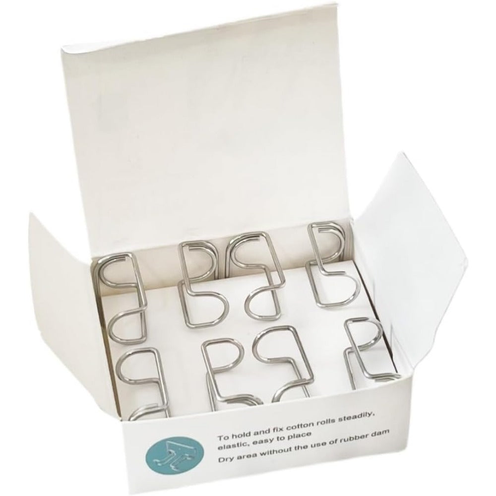 4 dental cotton clips - high temperature and high pressure sterilization, durable, easy to use, dental materials