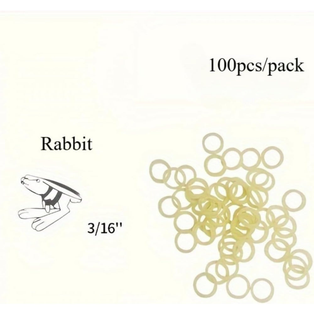 1000pcs Animal Pattern Ortodoncia Varios Tamaños Material Dental (Rabbit 3/16(1000pcs))
