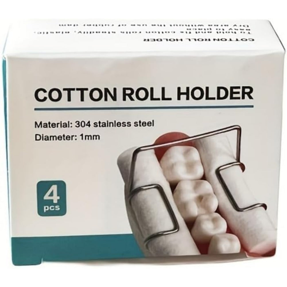 4 dental cotton clips - high temperature and high pressure sterilization, durable, easy to use, dental materials