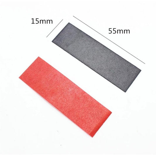 300 hojas/Caja de papel de mordida dental rojo material de limpieza dental boca (Rojo)