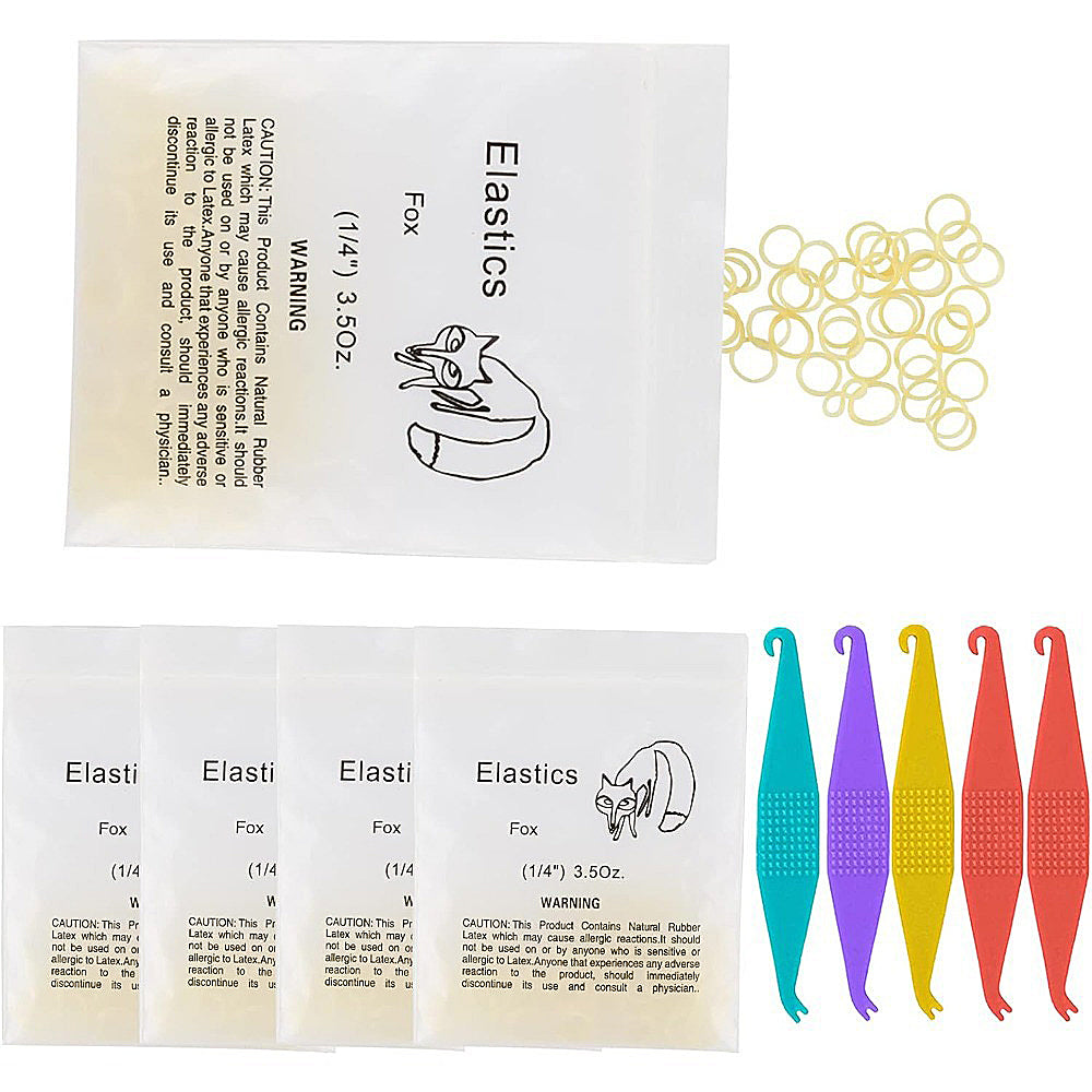 DENTASOP Elastic Dental Orthodontic Rubber Ring Elastic 100 units/bag, 10 bags in total