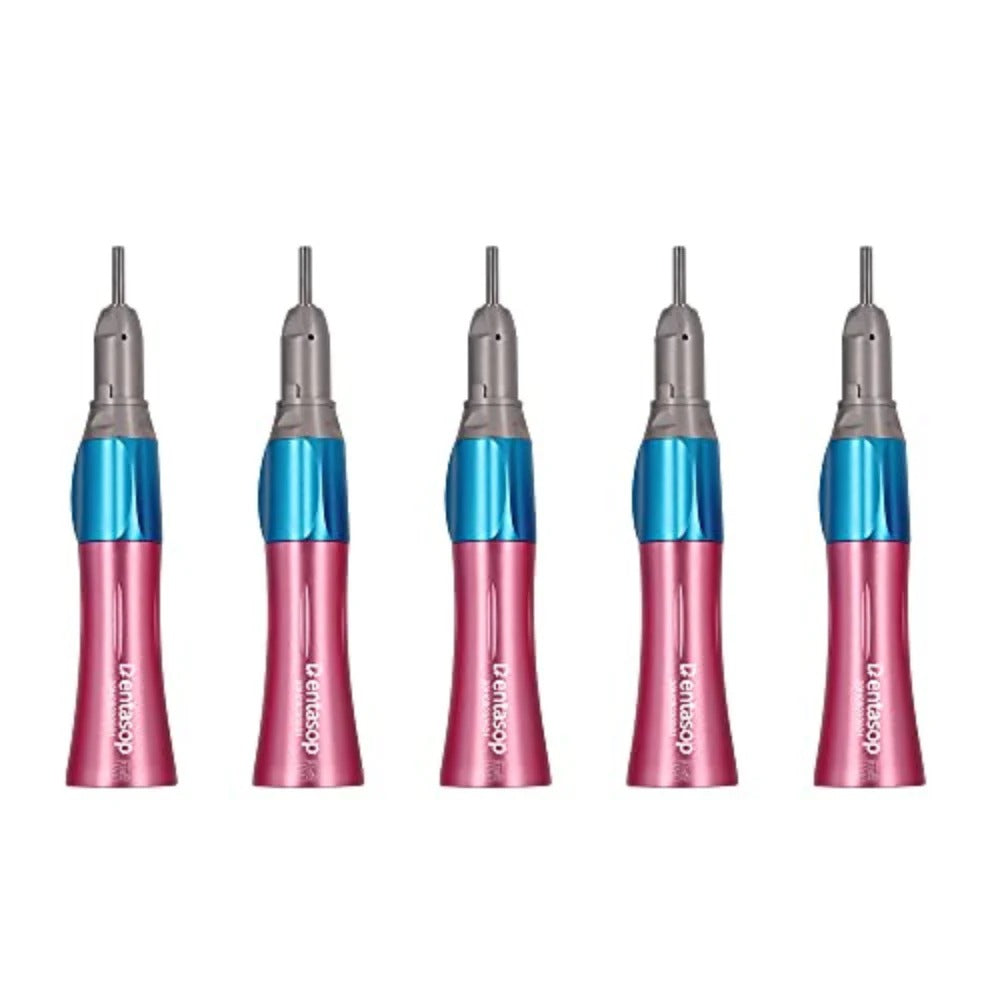 Máquina de dientes rectos de baja velocidad y multicolor, apariencia elegante, pulido, interfaz E, 5 piezas/juego