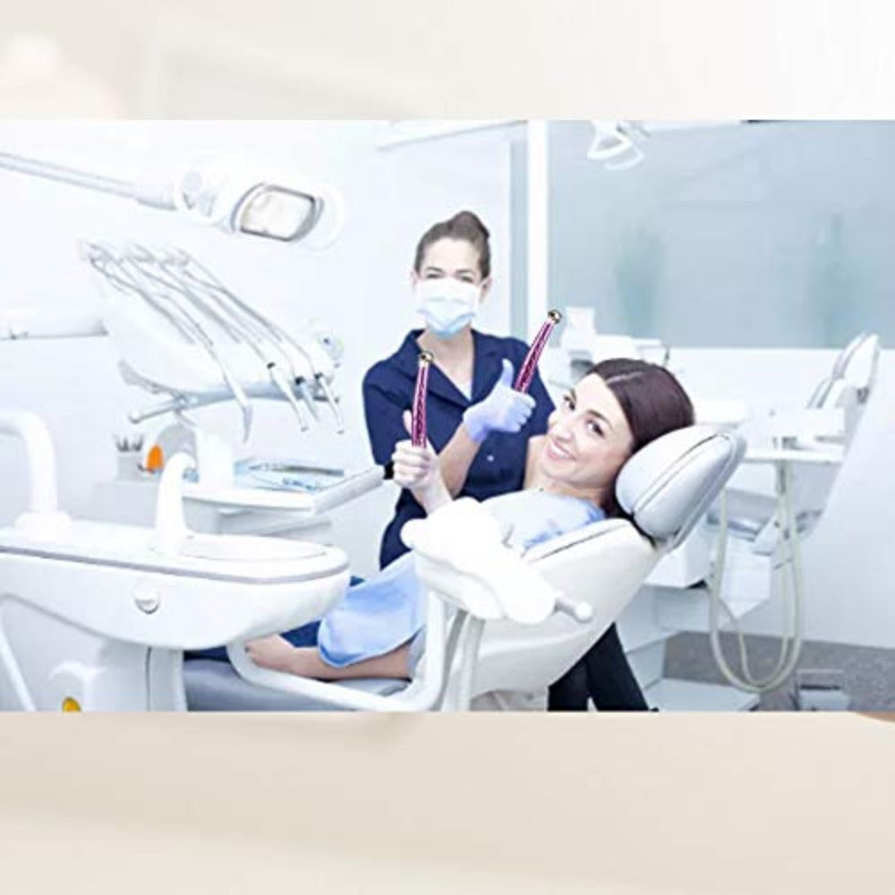 Teléfono móvil dental de alta velocidad Dentasop Super LED (morado) con luz.