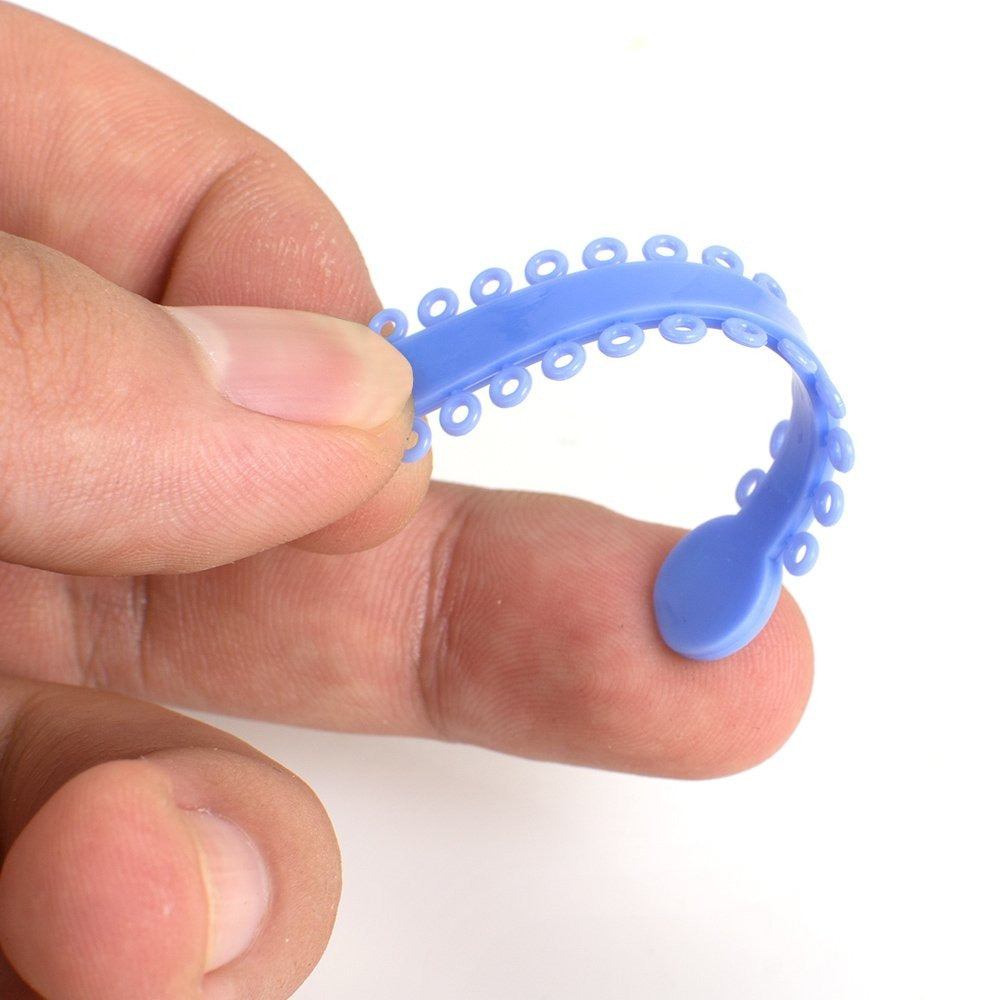 Dental Orthodontic Ligature Ties Bands Elastic Rubber Braces Elastomeric O Rings for Bracket 1040 pcs