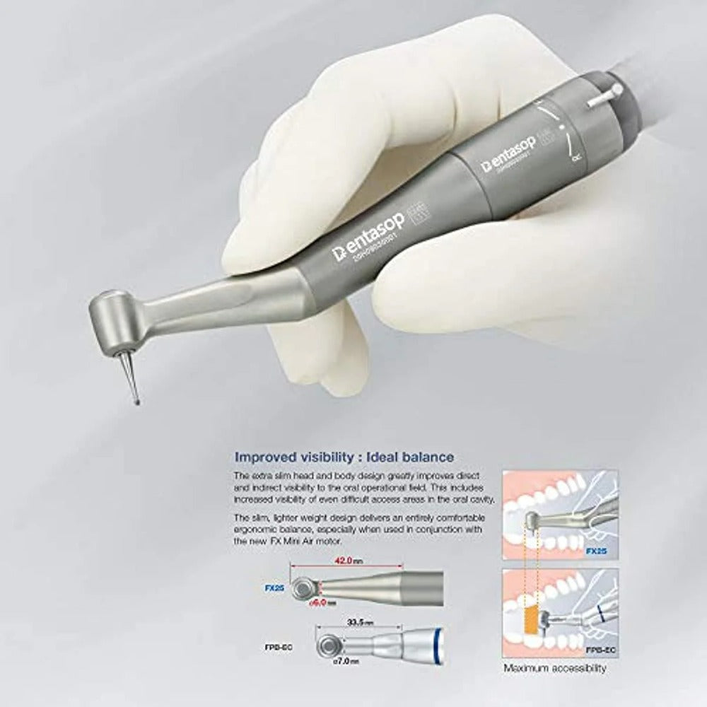 El último teléfono móvil dental FX205 de DENTASOP, de baja velocidad, más ergonómico, interfaz E