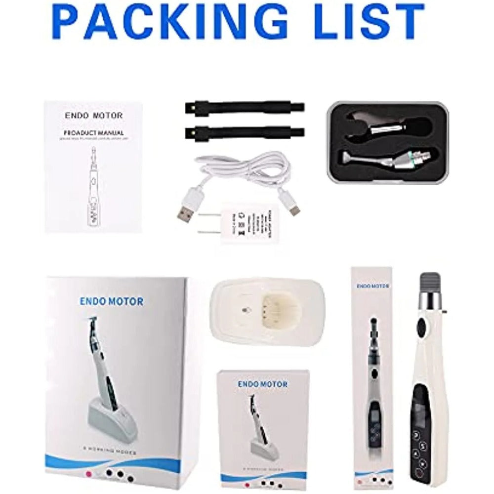 DENTASOP Ultra Root Canal Rotary reamer with LED lighting system, 6 free files