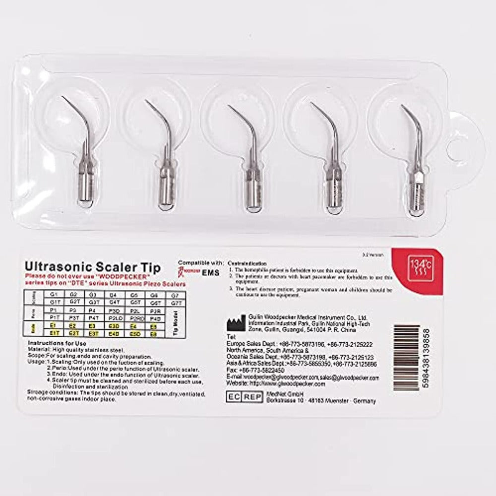 Limpiador dental DENTASOP WOODPECKER Cabezal de trabajo Cabezal de limpieza ultrasónica (10 piezas)