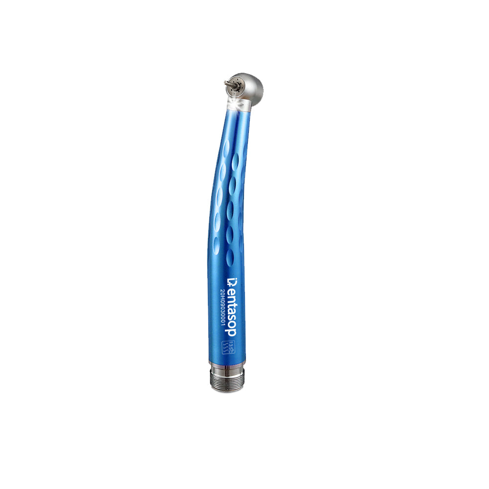 Pieza de mano dental Dentasop Super LED de alta velocidad, 1 unidad (azul), 2/4 orificios con luz
