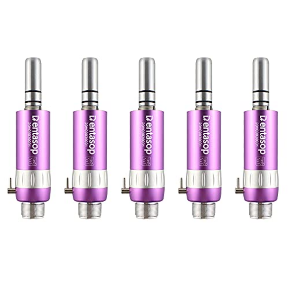 Motor neumático dental de baja velocidad DENTASOP, atractivo diseño, interfaz E, 5 piezas