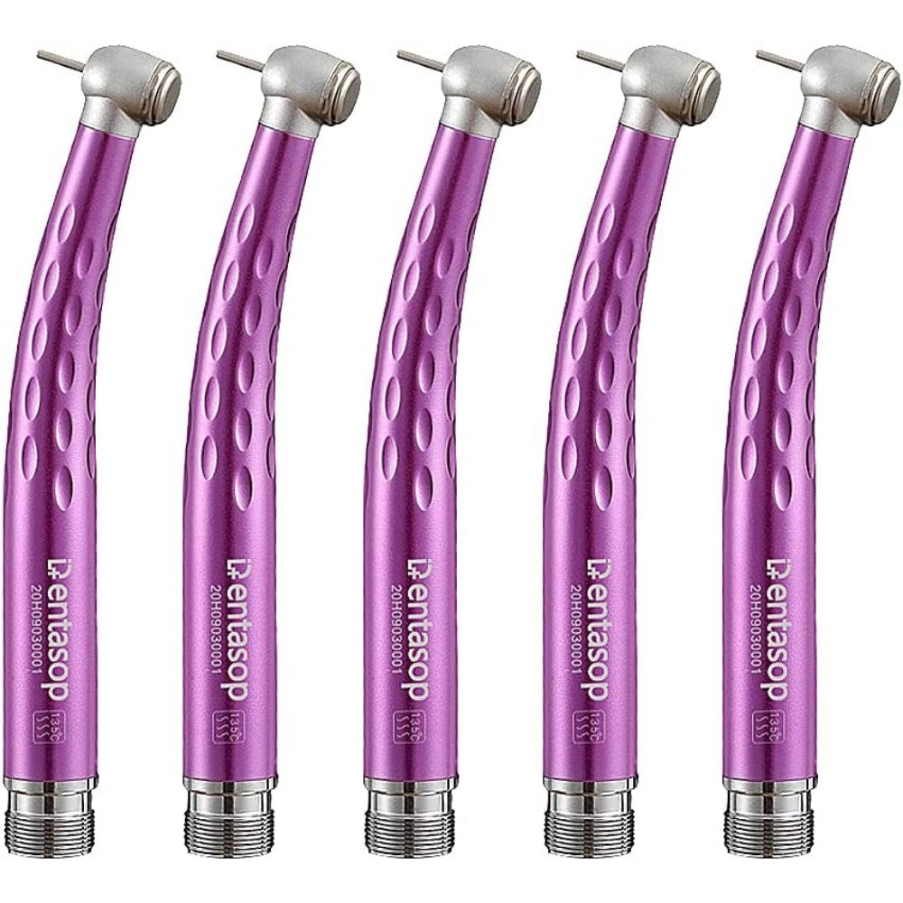 Teléfono móvil dental de alta velocidad a color DENTASOP, equipo dental, rodamiento cerámico, 5 piezas/juego
