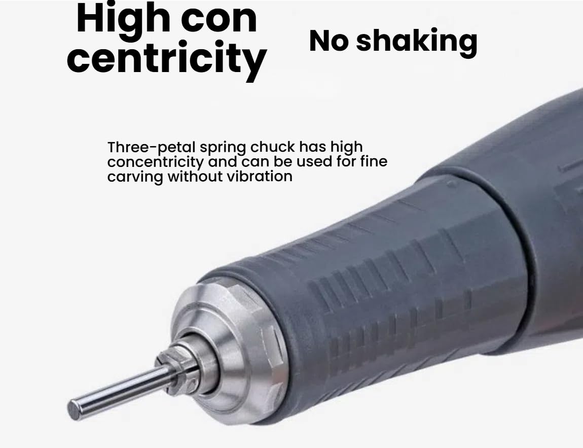 35K RPM Micromotor Handle, H37L1 Micro Motor for Lab, Jewelry, Ceramics, Silicone, Glasswork, Artware, Woodcarving