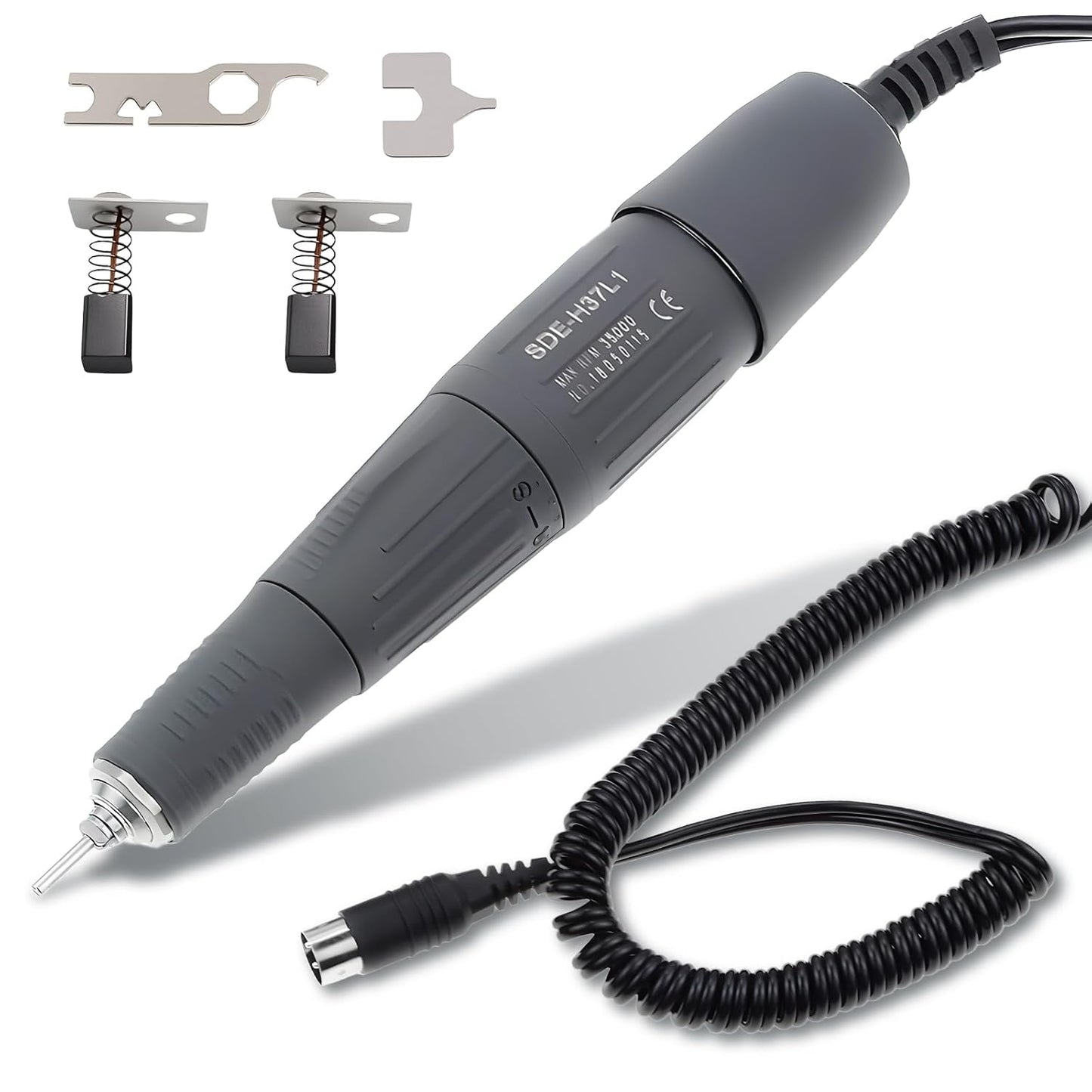 35K RPM Micromotor Handle, H37L1 Micro Motor for Lab, Jewelry, Ceramics, Silicone, Glasswork, Artware, Woodcarving