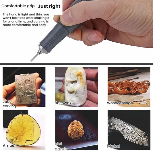 35K RPM Micromotor Handle, H37L1 Micro Motor for Lab, Jewelry, Ceramics, Silicone, Glasswork, Artware, Woodcarving