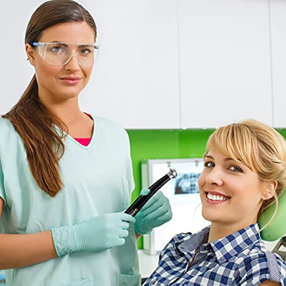 Teléfono móvil dental de alta velocidad a color DENTASOP, equipo dental, rodamiento cerámico, 5 piezas/juego