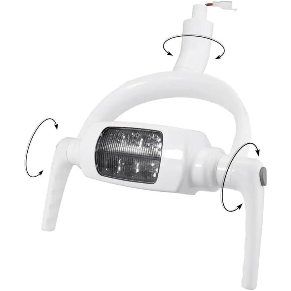 Lámpara de operación de luz de inducdental lámpara de operación de luz LED Dental lámpara Oral para equipos de silla de la unidad Dental blanquedientes herramientas de cuidado Oral 22mm/26mm (22mm/26mm, B)