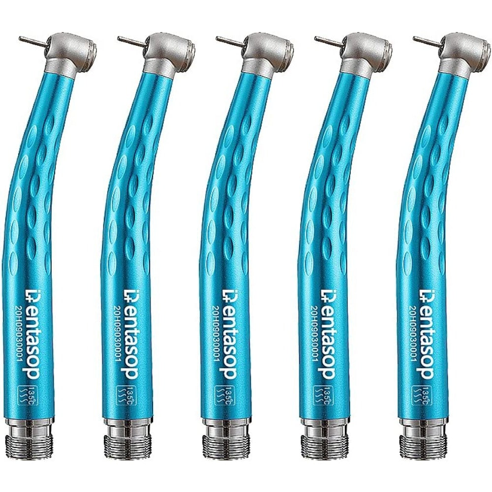 Teléfono móvil dental de alta velocidad a color DENTASOP, equipo dental, rodamiento cerámico, 5 piezas/juego