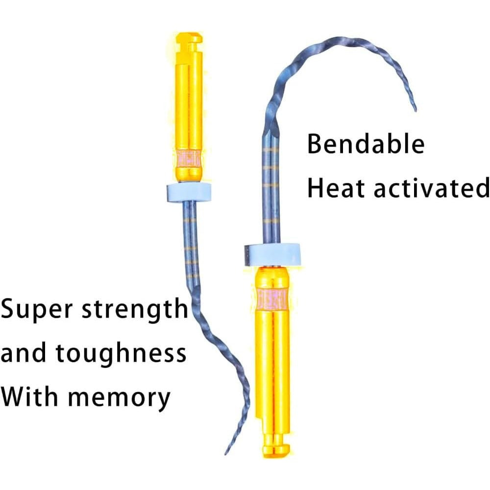 azul activado por calor archivo rotativo endodóntico dental agujas sx-f3 (21mm)(6pcs) (10 caja)