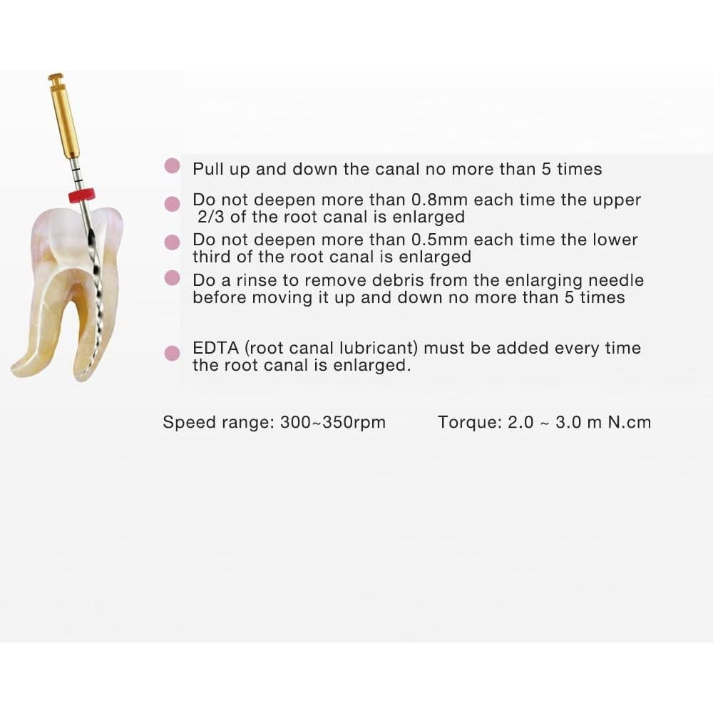 azul activado por calor archivo rotativo endodóntico dental agujas sx-f3 (21mm)(6pcs) (10 caja)
