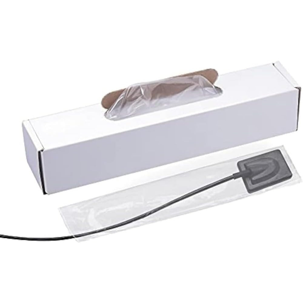 500 PCS cubierta protectora Dental desechpara el Sensor Digital, imágenes dentales y guías de Sensor películas fundas protectores de implante - plástico óptico y hoja transparente