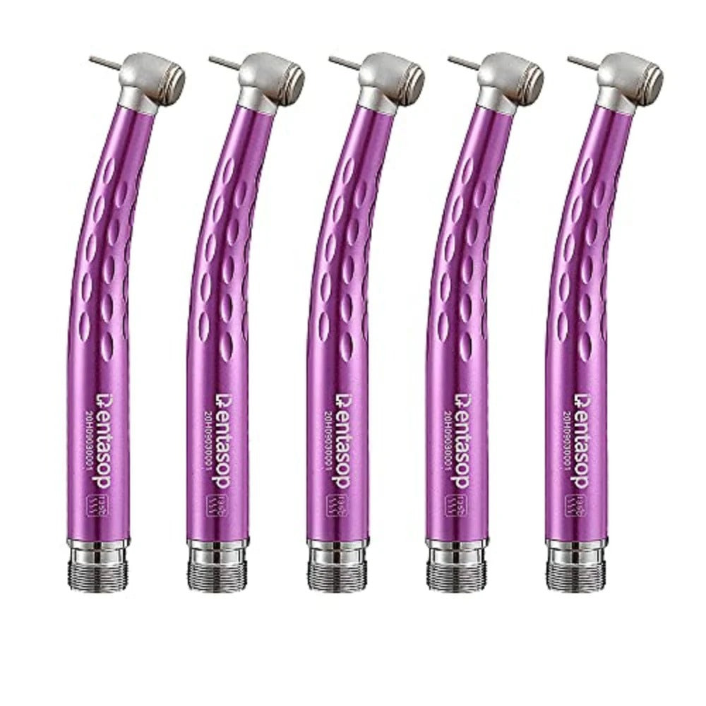 Teléfono móvil dental de alta velocidad a color DENTASOP, equipo dental, rodamiento cerámico, 5 piezas/juego