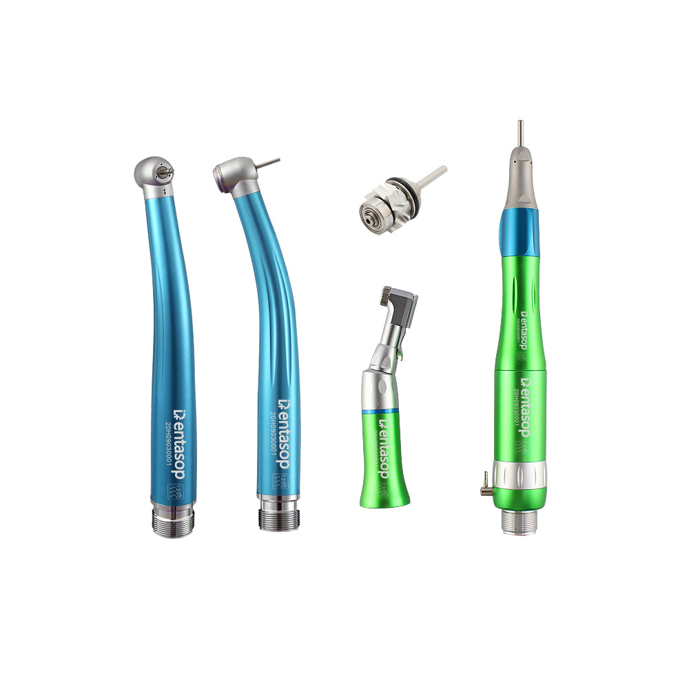 DENTASOP High and low speed dental mobile phones with ceramic bearings, compressed air drive with additional rotors