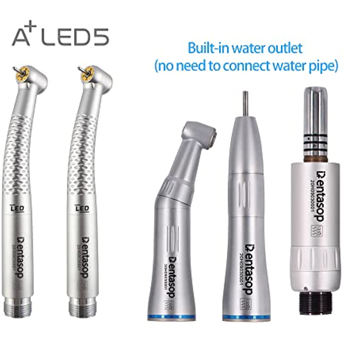 DENTASOP Two high speed handles and one low speed handle with built-in low speed sprinkler, ceramic bearing