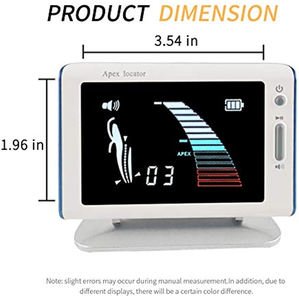 DENTASOP root canal apical pulp locator and accessories for accurate multi-frequency measurement