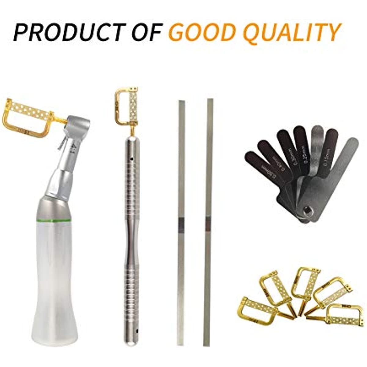 DENTASOP Collar Deglazing Kit Repair Tool, Dental Gap Deglazing Set, Sand and Polish IPR