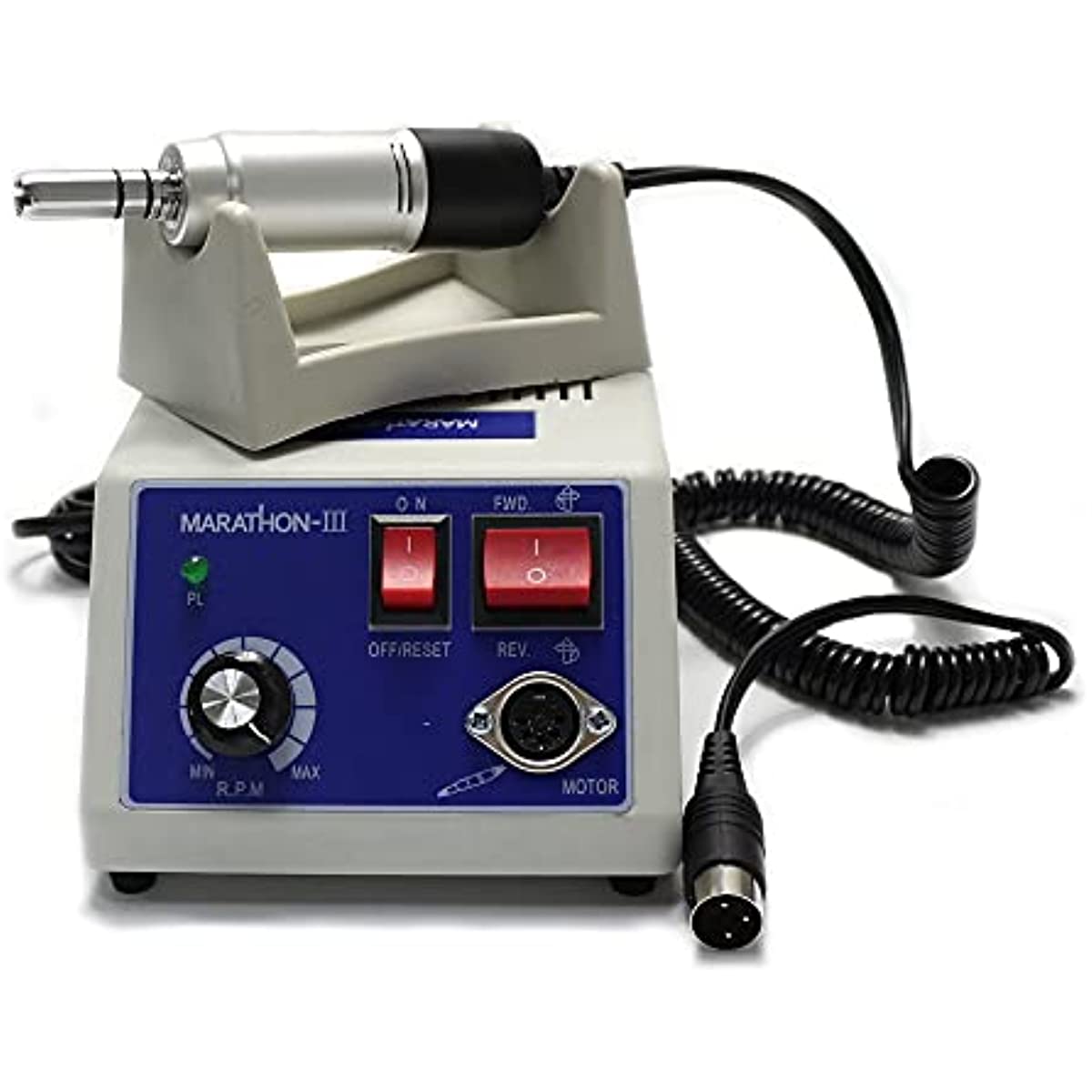 DENTASOP MARATHON -III N3 and laboratory grinder interface, dental technician polishing machine, jewelry polishing machine, 35000 RPM, can be connected to a dental bender/straight machine