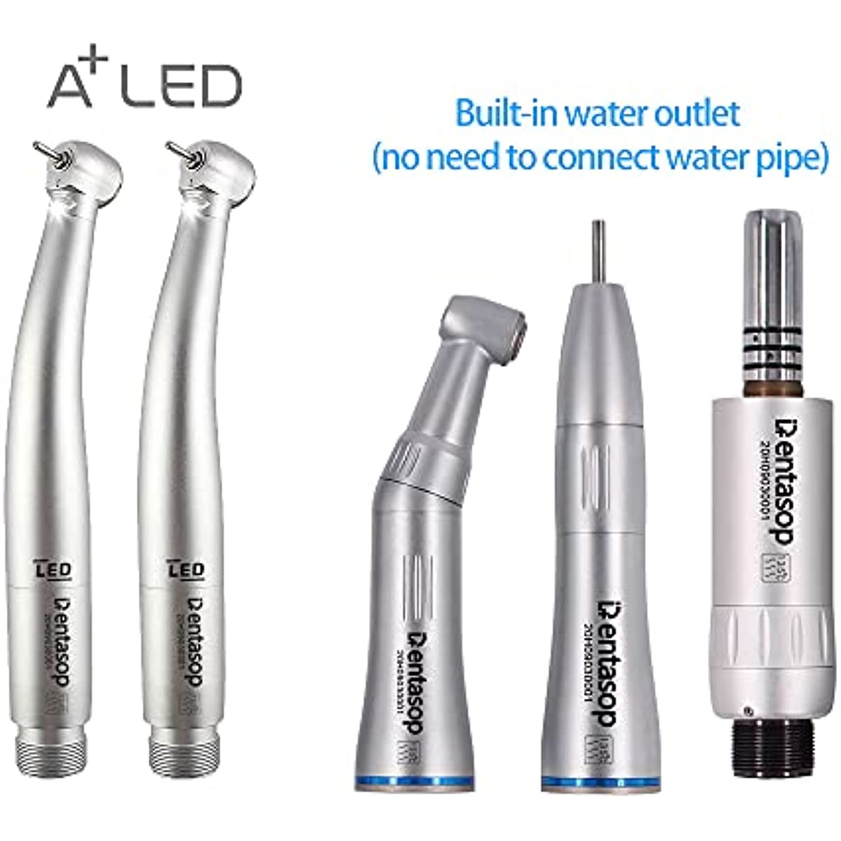 Dentasop w/h luminous high speed led tooth part, with low speed tooth part with a water outlet function (2/4 holes)