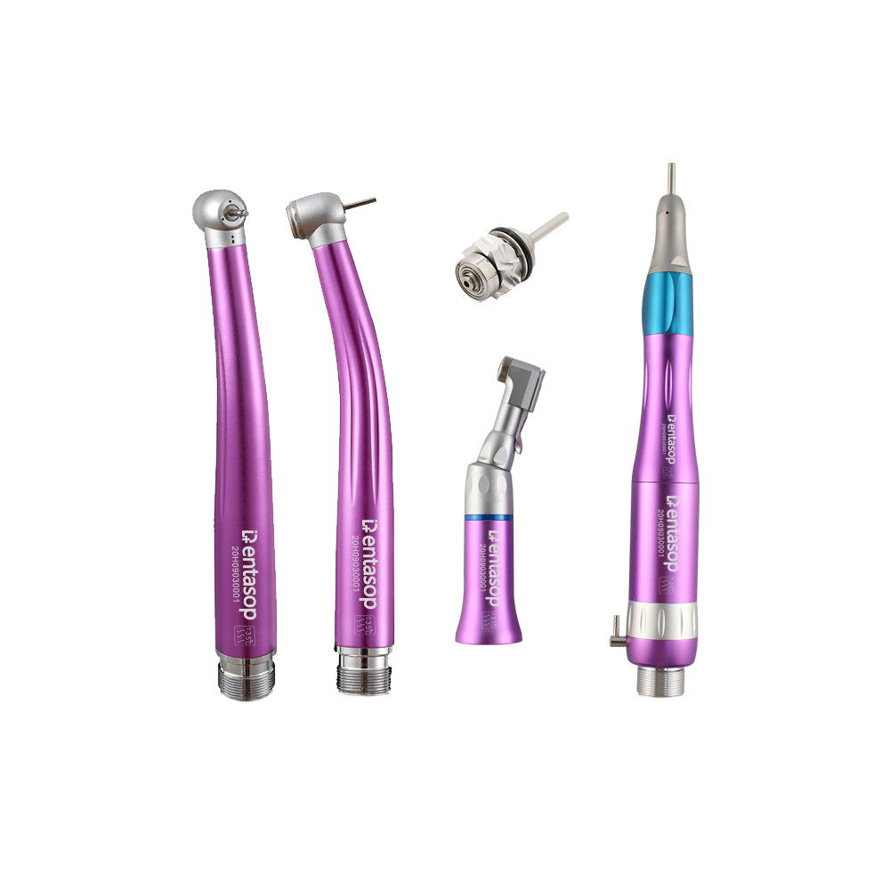 DENTASOP Polishing Drill Kit for Dental Mobile Phone High Low Speed 2 High speed + 1 Low speed with 1 free rotor