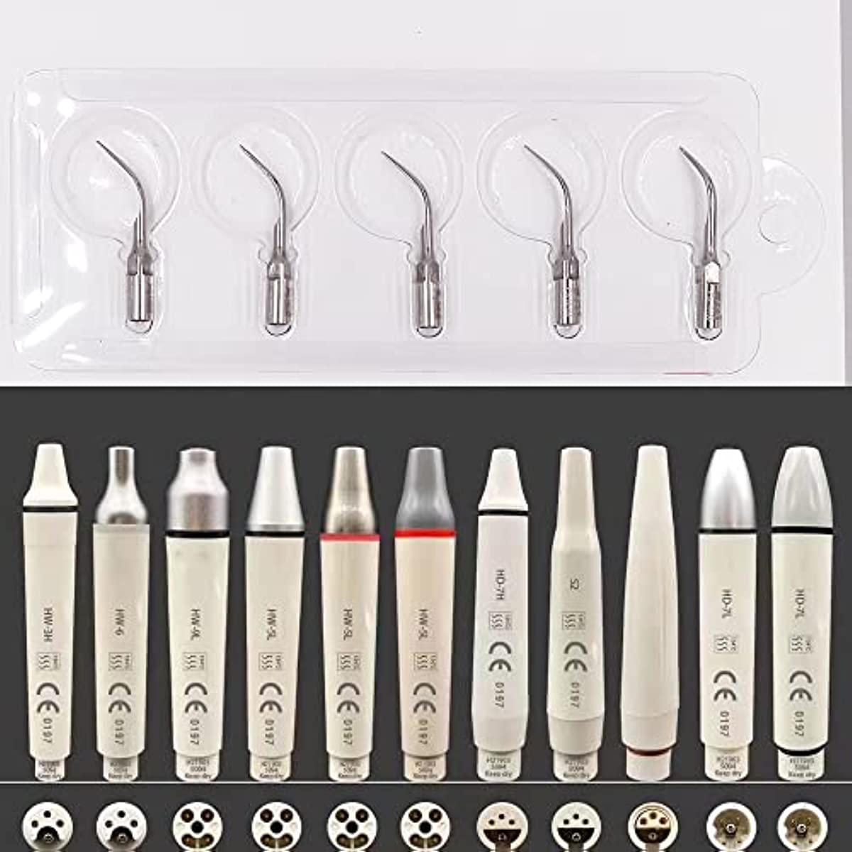 DENTASOP WOODPECKER dental cleaner Working Head Ultrasonic Cleaning Head (10pcs)