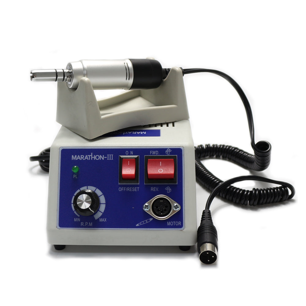 DENTASOP MARATHON -III N3 and laboratory grinder interface, dental technician polishing machine, jewelry polishing machine, 35000 RPM, can be connected to a dental bender/straight machine