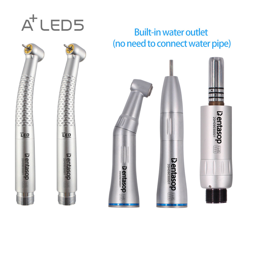 DENTASOP Two high speed handles and one low speed handle with built-in low speed sprinkler, ceramic bearing