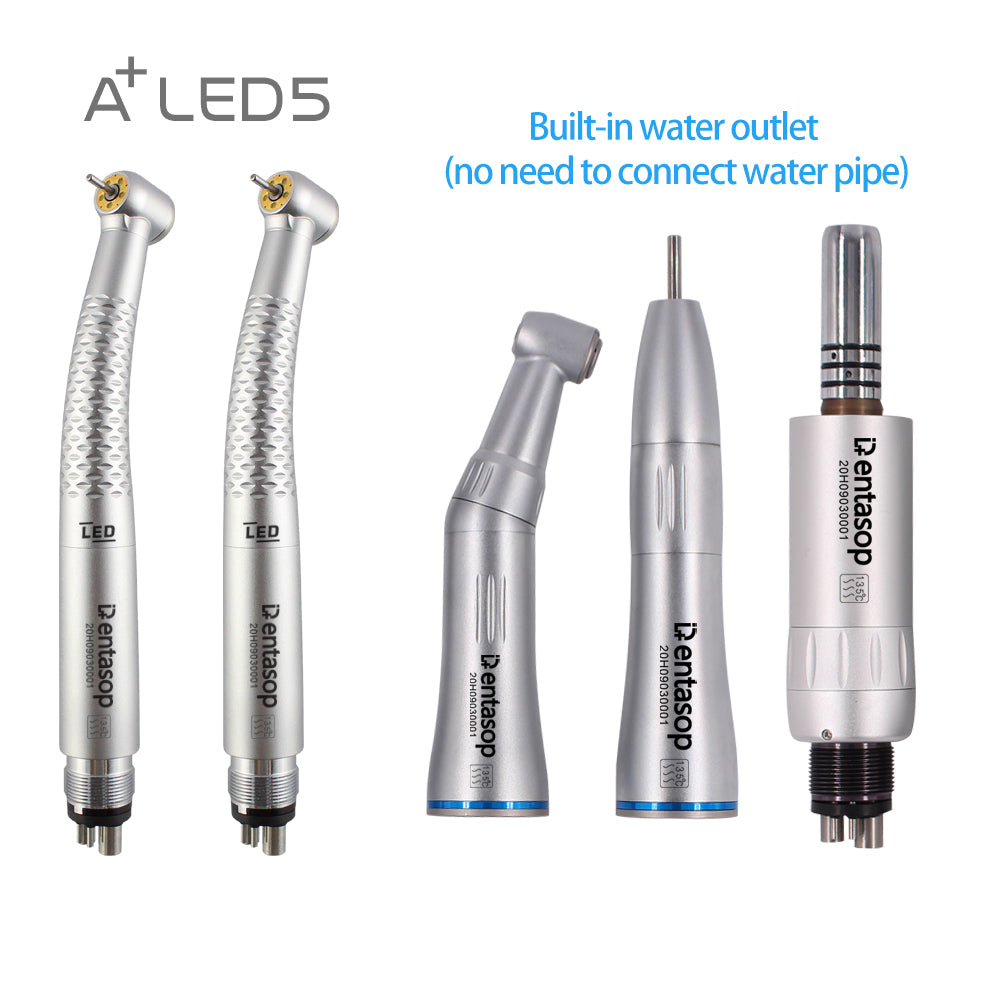 DENTASOP Two high speed handles and one low speed handle with built-in low speed sprinkler, ceramic bearing